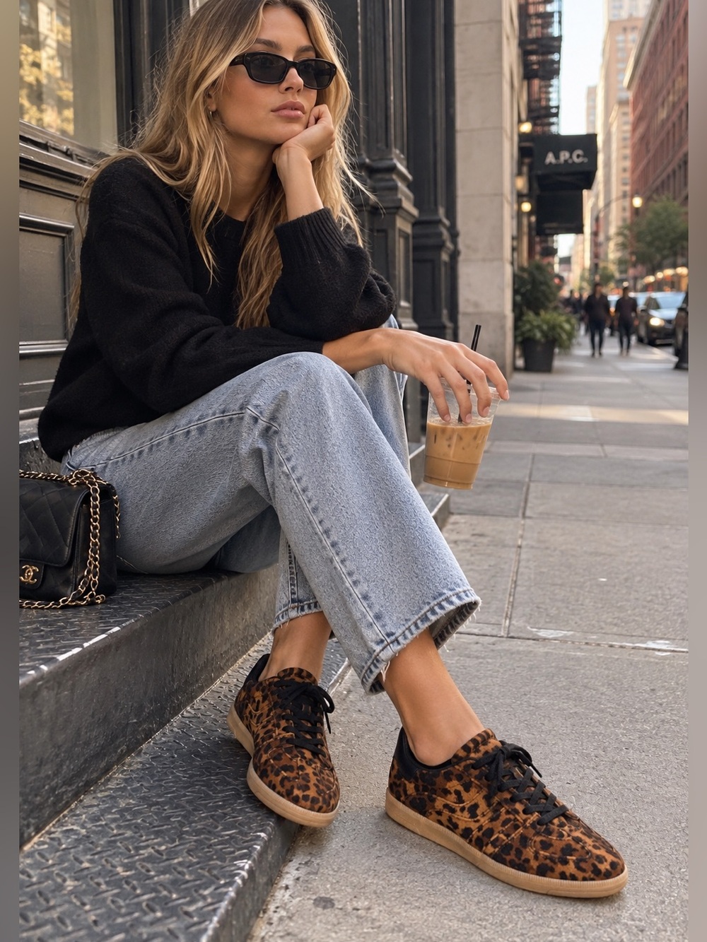 Leopard Print Sneakers |Excellent Condition